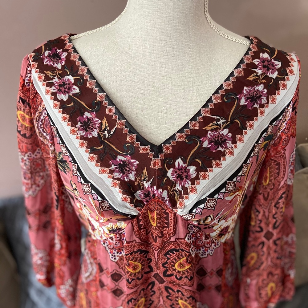 BNWT, Cheztu brand, flowy maxi dress, size 6 - Picture 4 of 10
